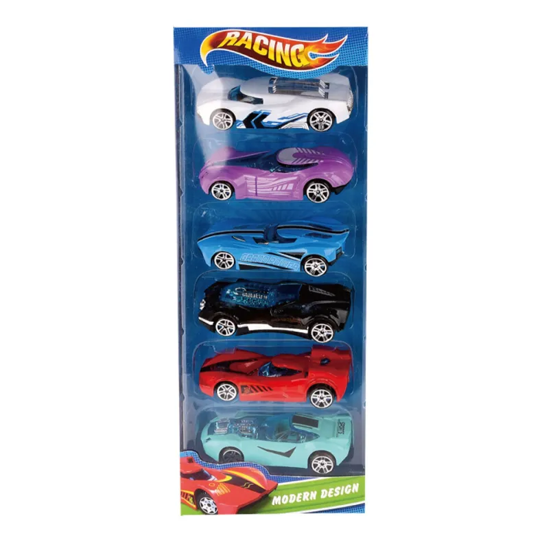Race auto's  6 stuks