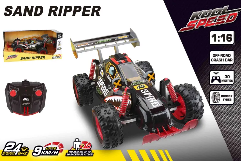 Race buggy met console