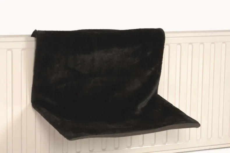 Radiatorhangmat sleepy zwart 46 x 31 x 24 cm