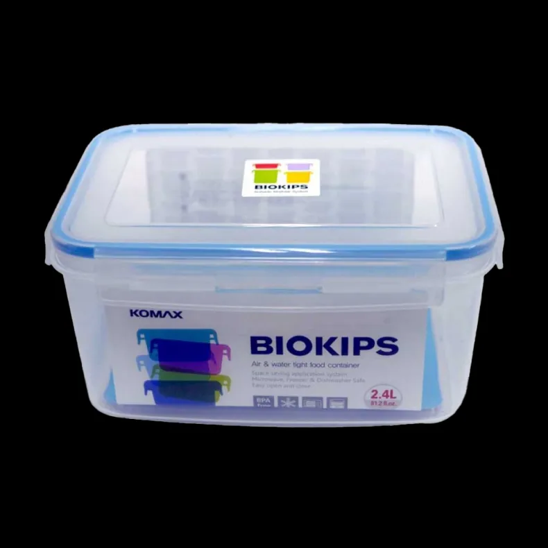 Rechthoekige voorraaddoos Biokips 2,4 l