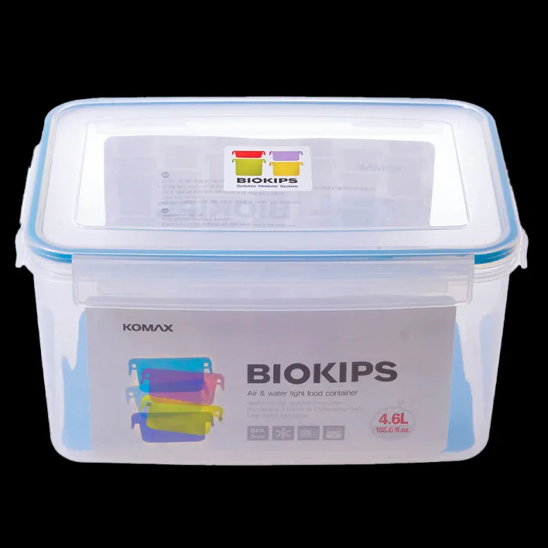 Rechthoekige voorraaddoos Biokips 4,6 l