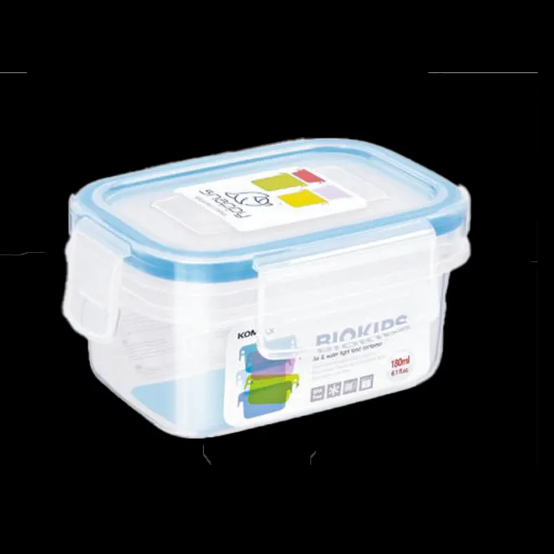 Rechthoekige voorraaddoos Biokips 180 ml