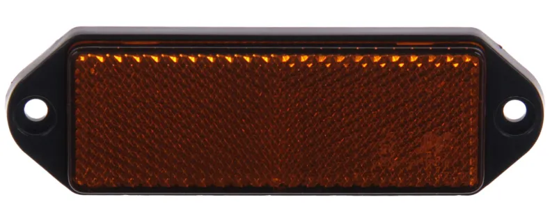Reflector rechthoekig geschroefd oranje