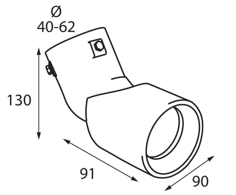 Regelbaar Uitlaatsierstuk TS-68