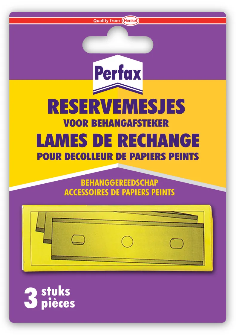 Reservemesjes voor behangafsteker 3 stuks