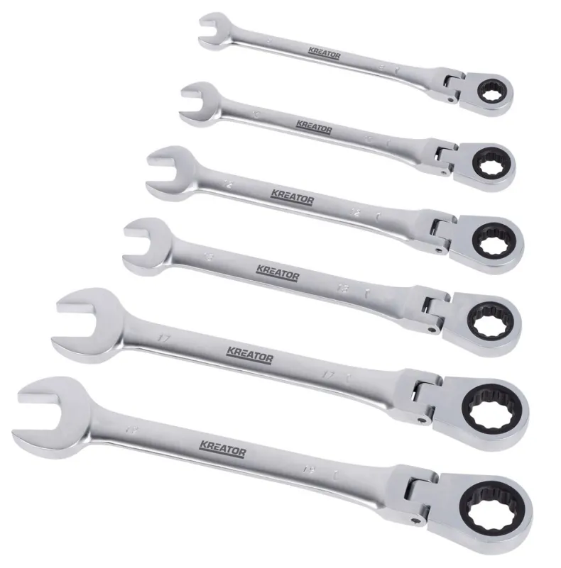 Ringratelsleutelset 6 stuks