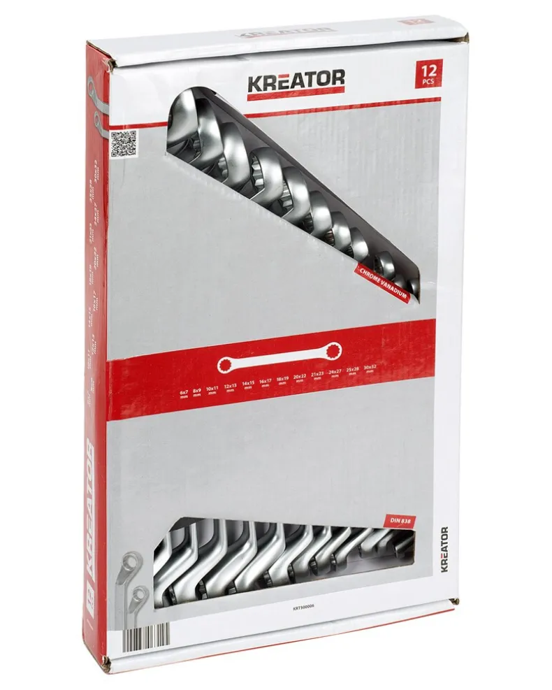 Ringsleutelset 6-32 mm 12 stuks