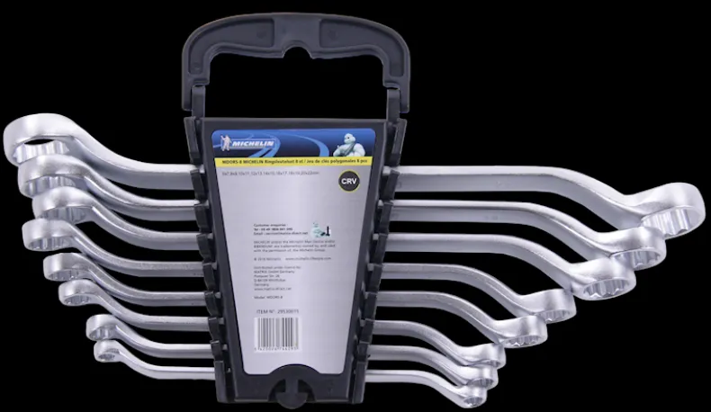 Ringsleutelset 8 stuks