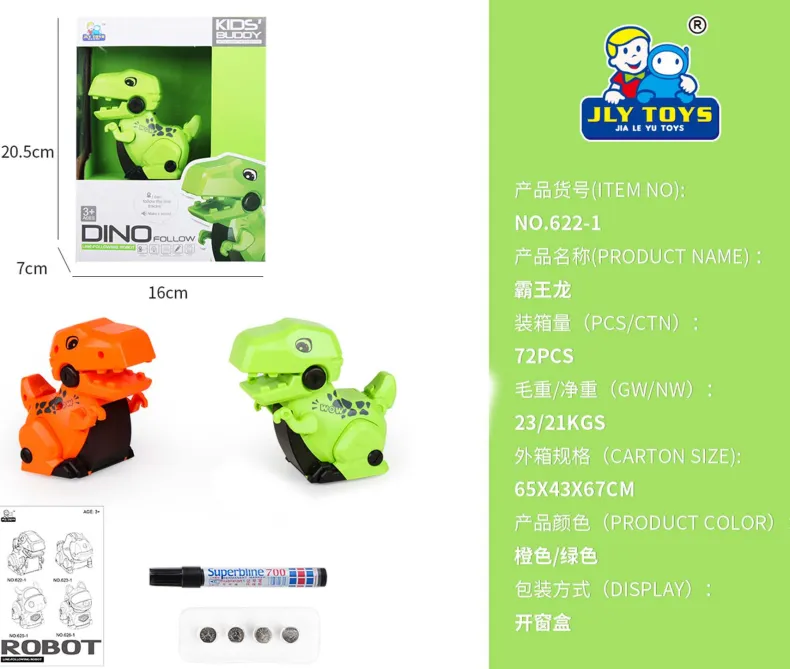 RobotDino - Licht en Geluid - 2ass