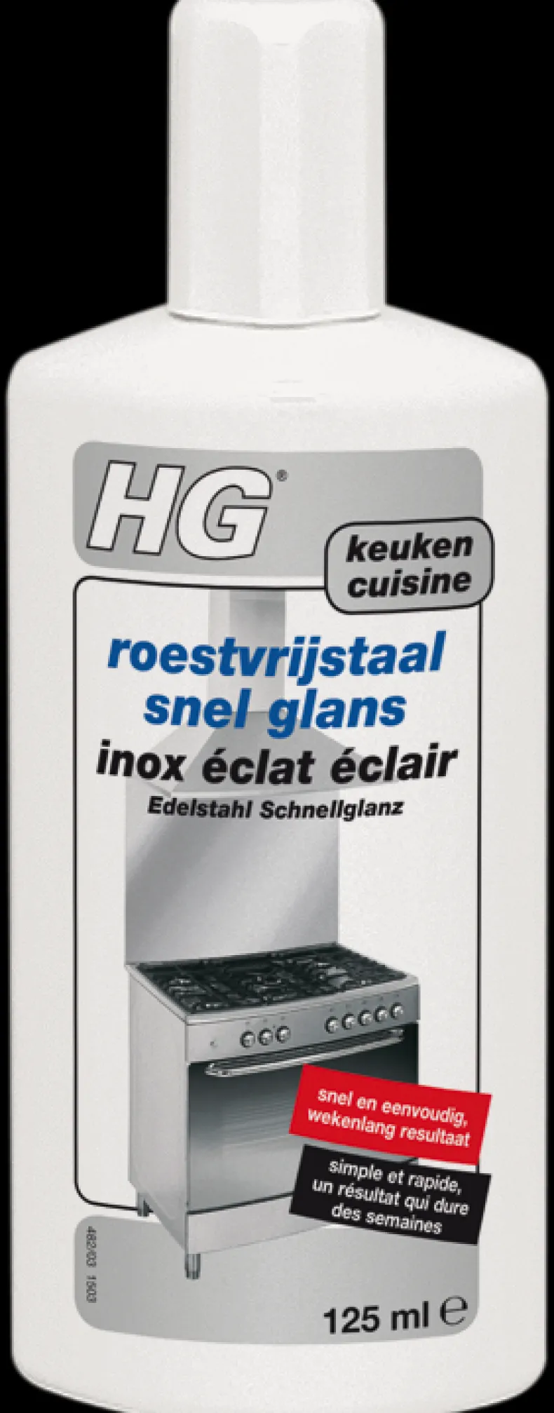 Roestvrij staal snel glans 125 ml