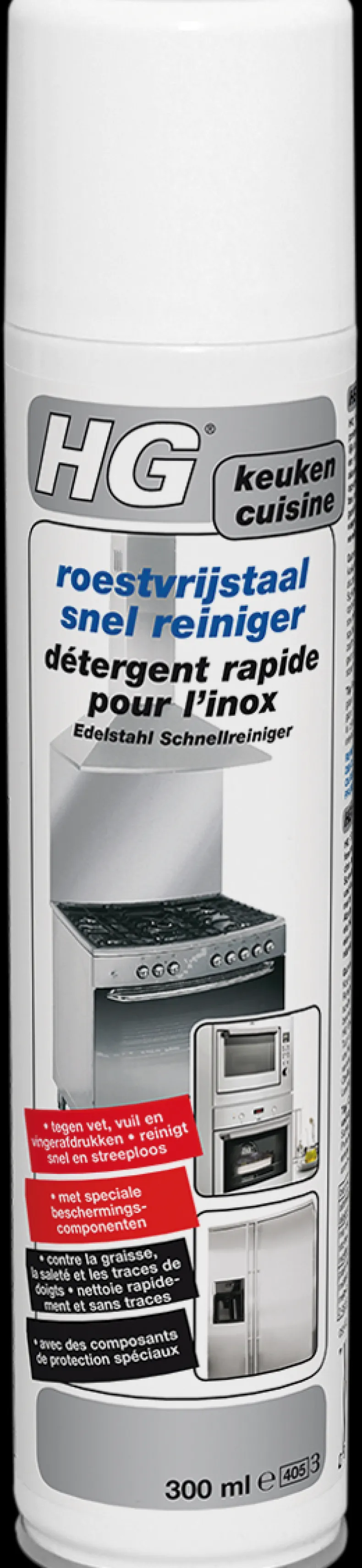 Roestvrijstaal snel reiniger 300 ml