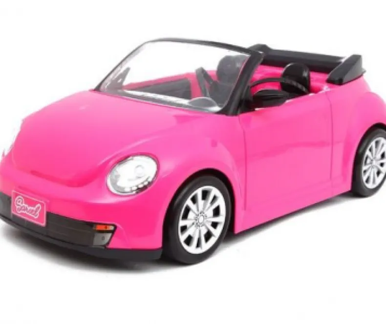 Roze cabrio met licht en geluid