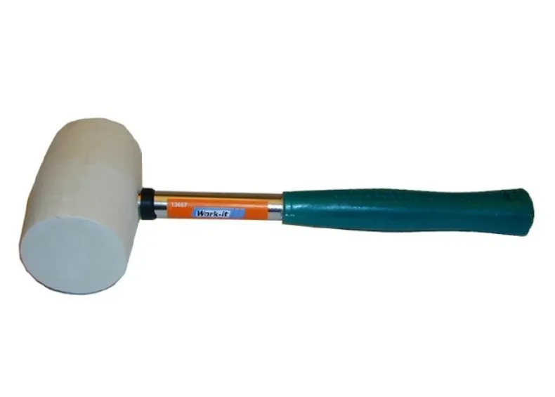 Rubberhamer wit Ø 65 mm