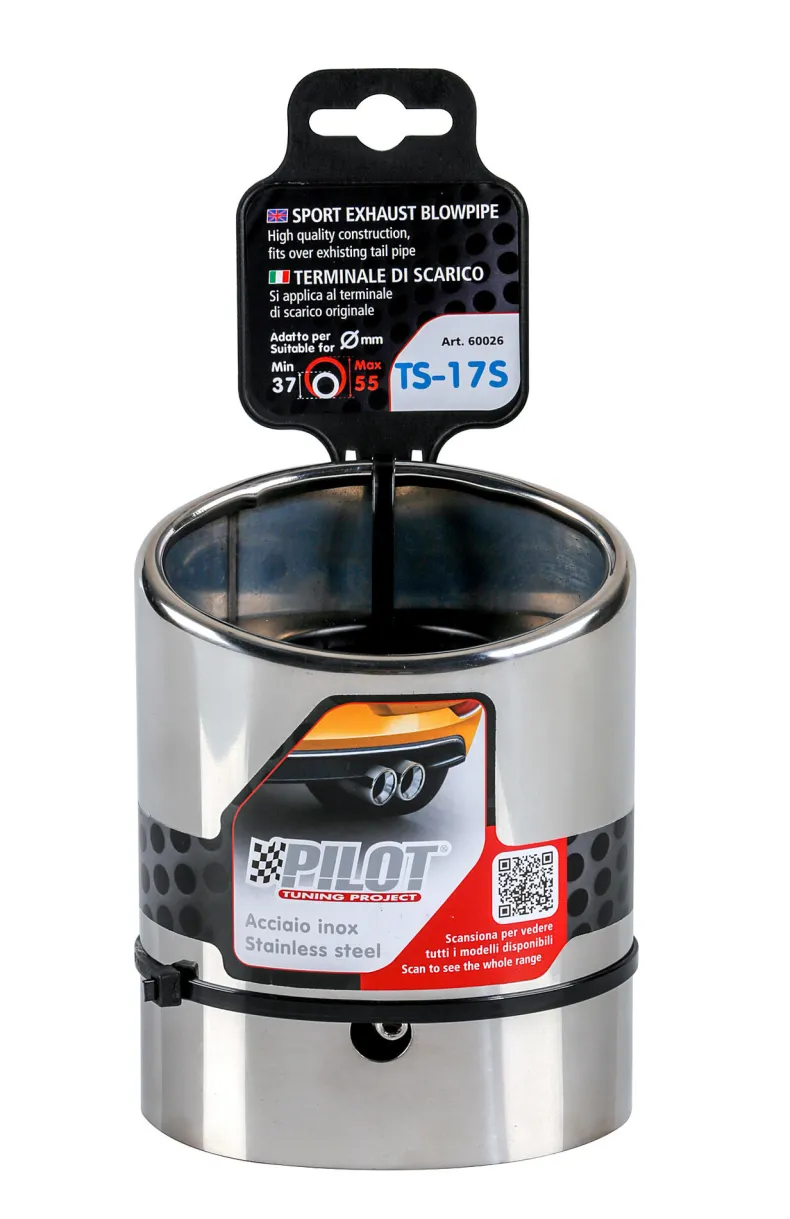 RVS Uitlaatsierstuk TS-17S