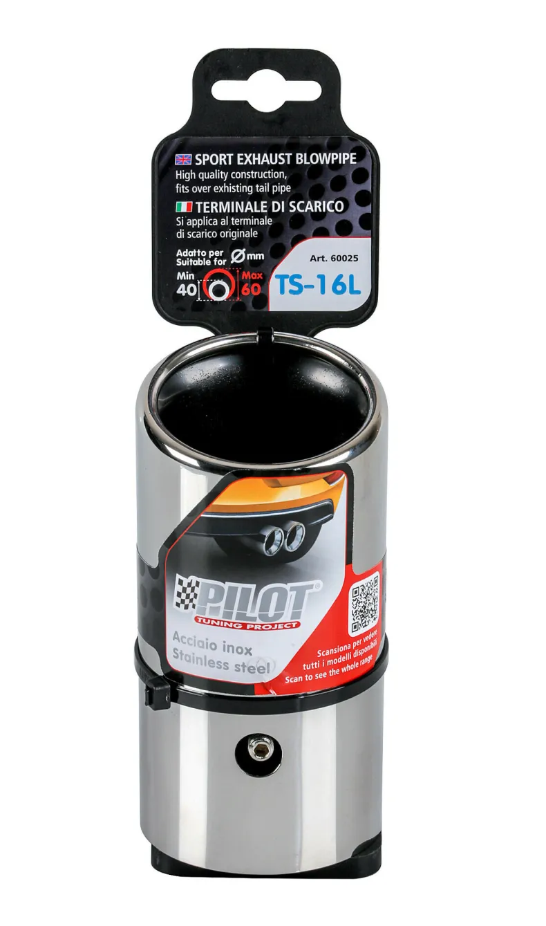 RVS Uitlaatsierstuk TS-16L