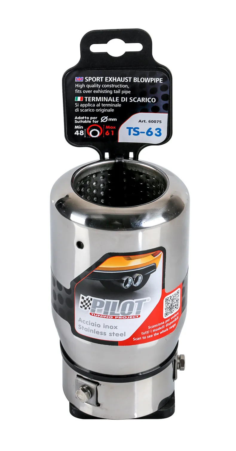 RVS Uitlaatsierstuk TS-63