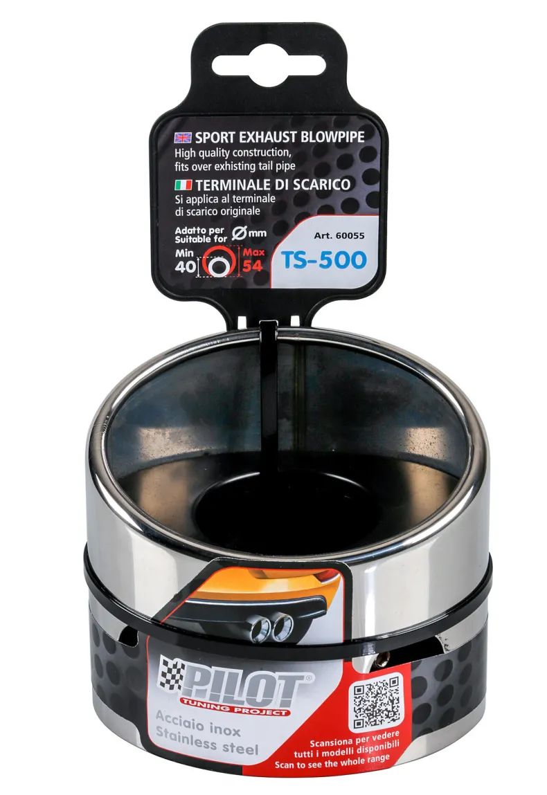 RVS Uitlaatsierstuk TS-500