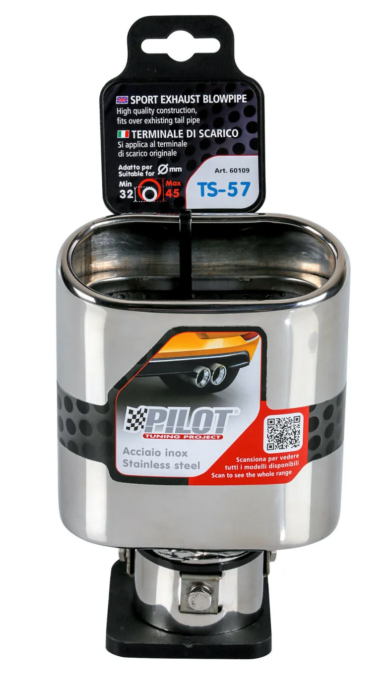 RVS Uitlaatsierstuk TS-57