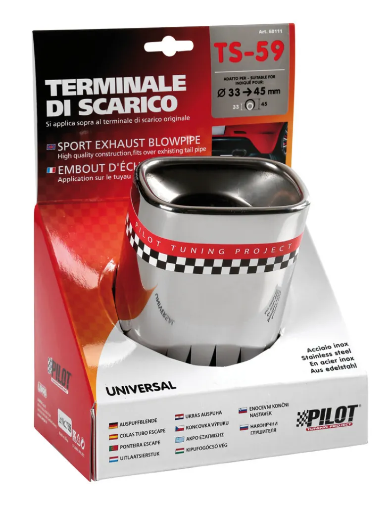 RVS Uitlaatsierstuk TS-59