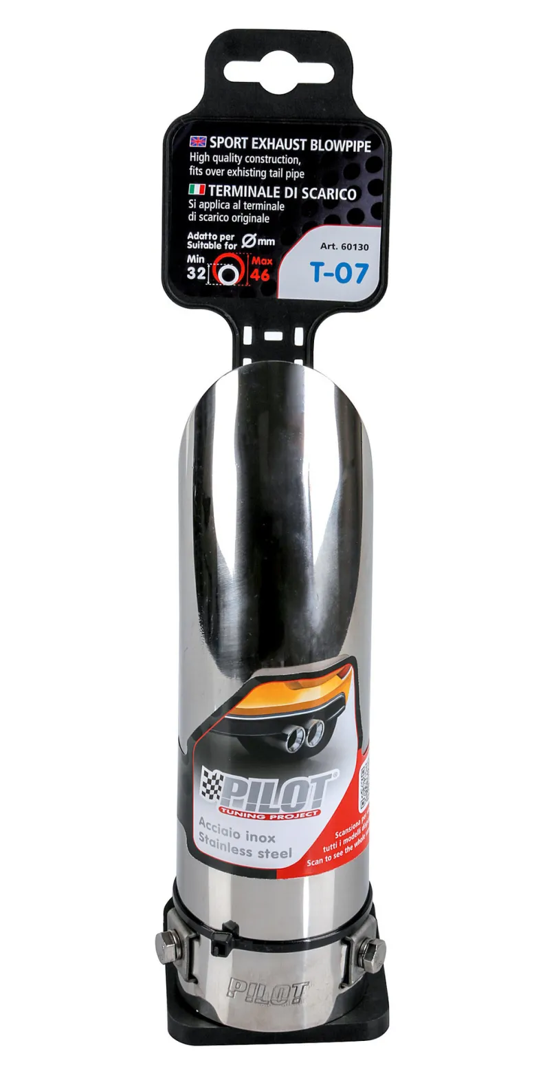 RVS Uitlaatsierstuk T-07