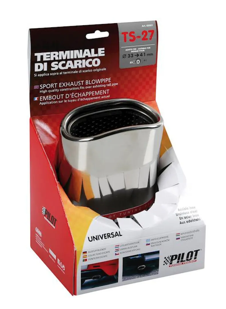 RVS Uitlaatsierstuk TS-27