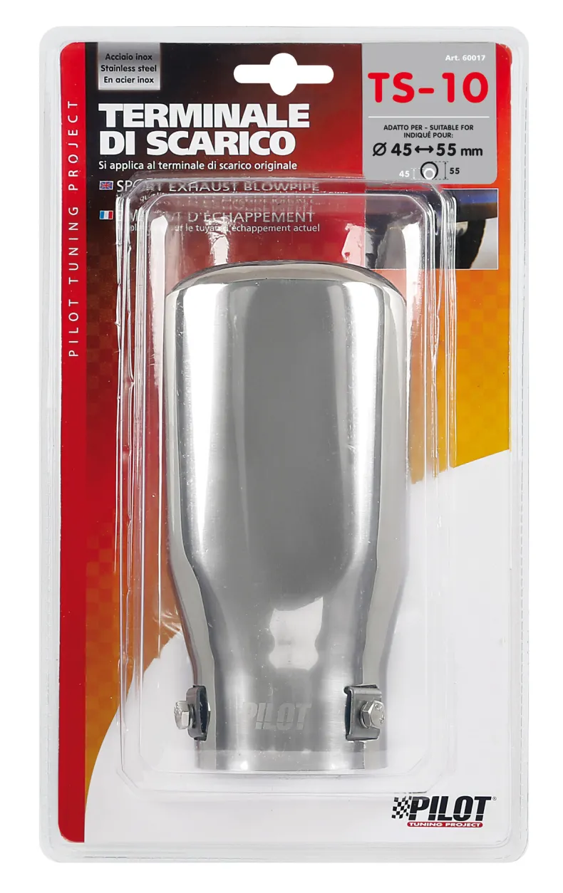 RVS Uitlaatsierstuk TS-10