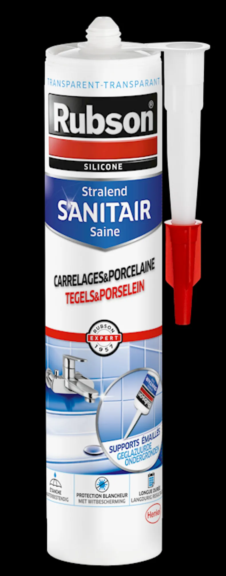 Sanitair tegels / porselein transparant 280 ml
