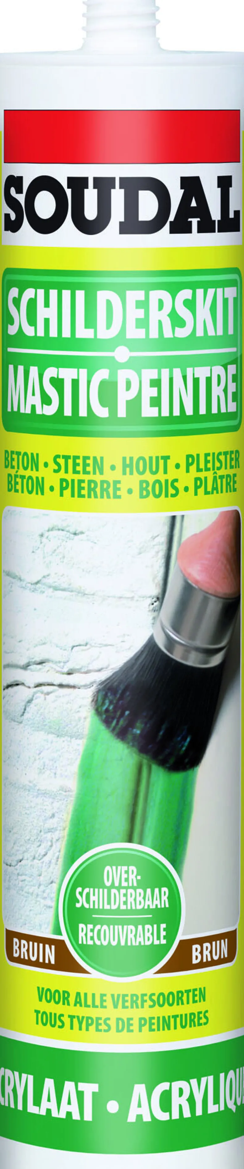 Schilderskit bruin 310 ml