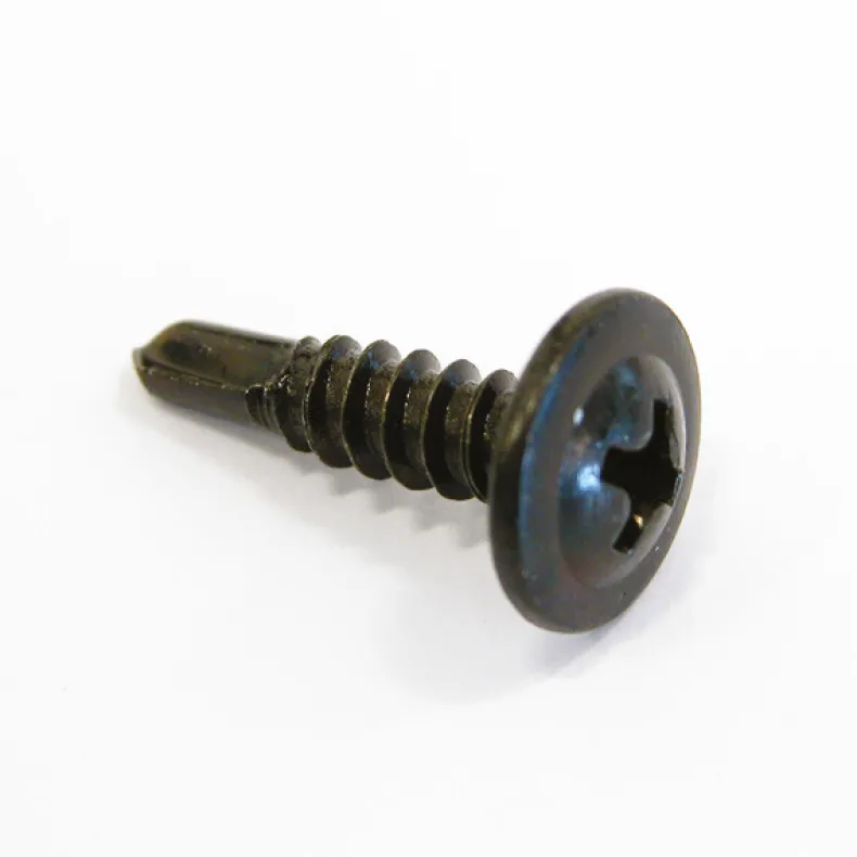 Schroef zelftappend zwart 100 stuks