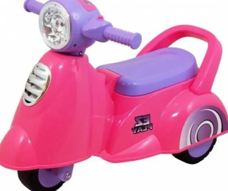 Scooter roze met licht en geluid