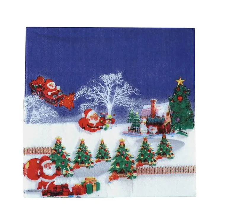 Servetten Sneeuw 33X33 cm 20 Stuks