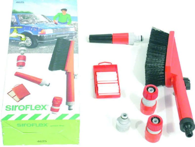 Set met wasborstel en toebehoren