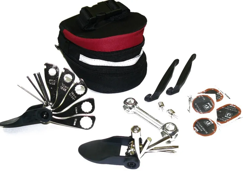 Set reparatie met zadeltas