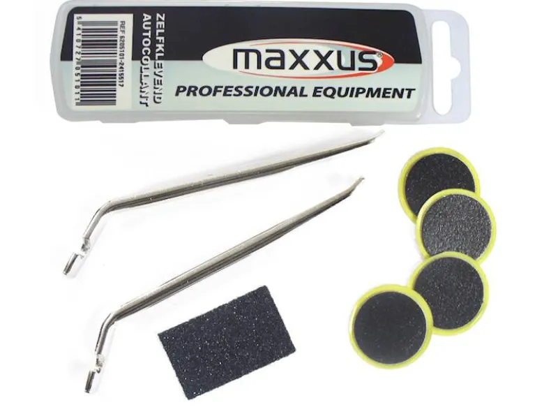 Set reparatie zelfklevende pleisters in doos