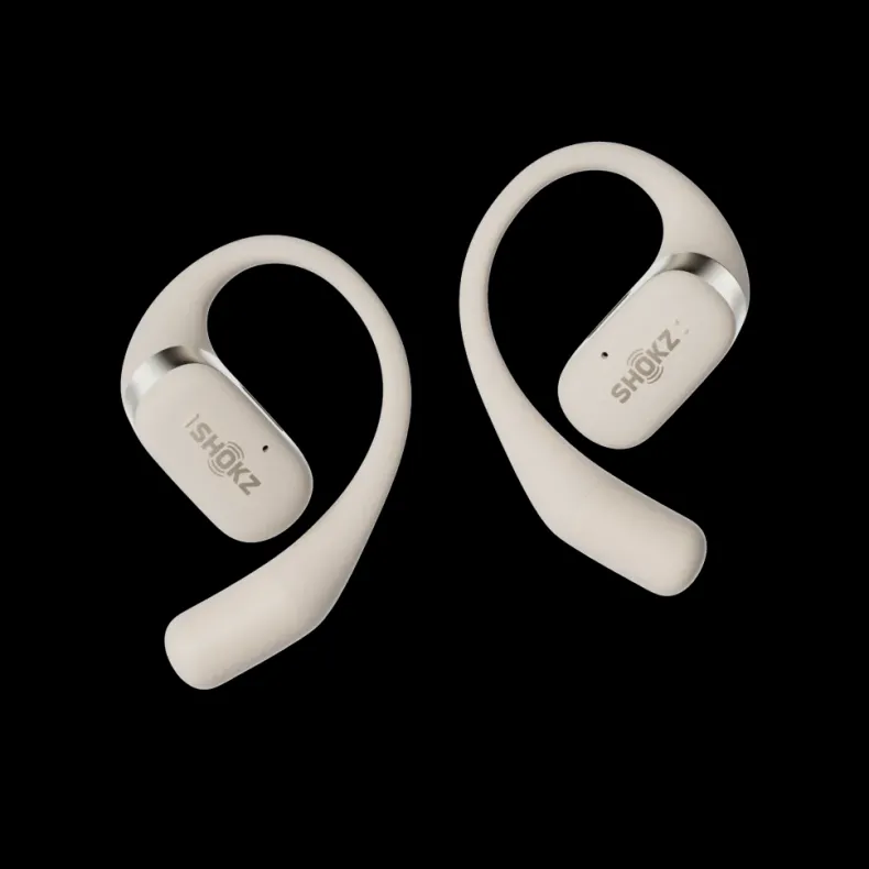 Shokz OpenFit Sport Koptelefoon  - Open Ear - Beige
