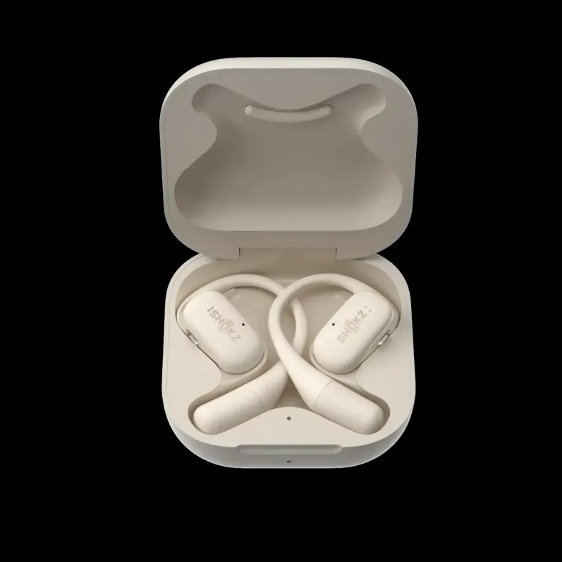 Shokz OpenFit Sport Koptelefoon  - Open Ear - Beige