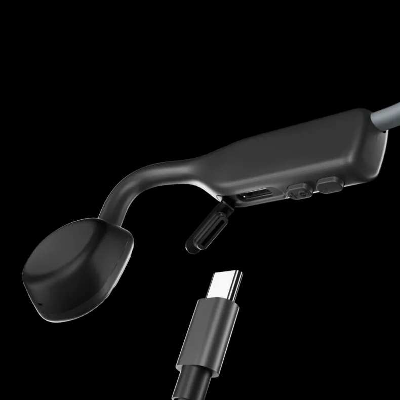 Shokz OpenMove Sport Koptelefoon  - Bone Conduction - Grijs