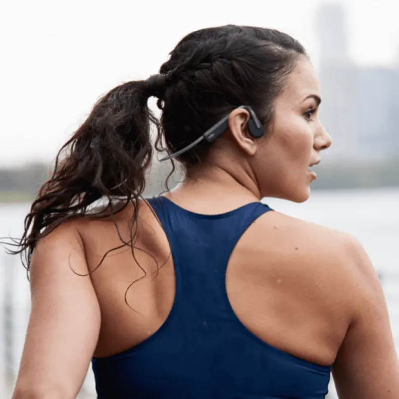 Shokz OpenMove Sport Koptelefoon  - Bone Conduction - Grijs