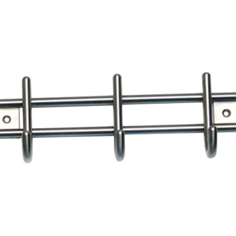 Sierhaak 3 kleine haken inox