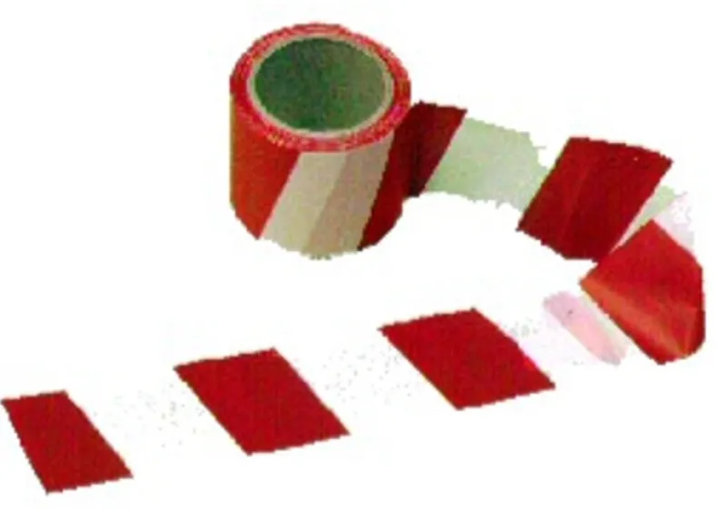 Signalisatielint rood / wit 100 m