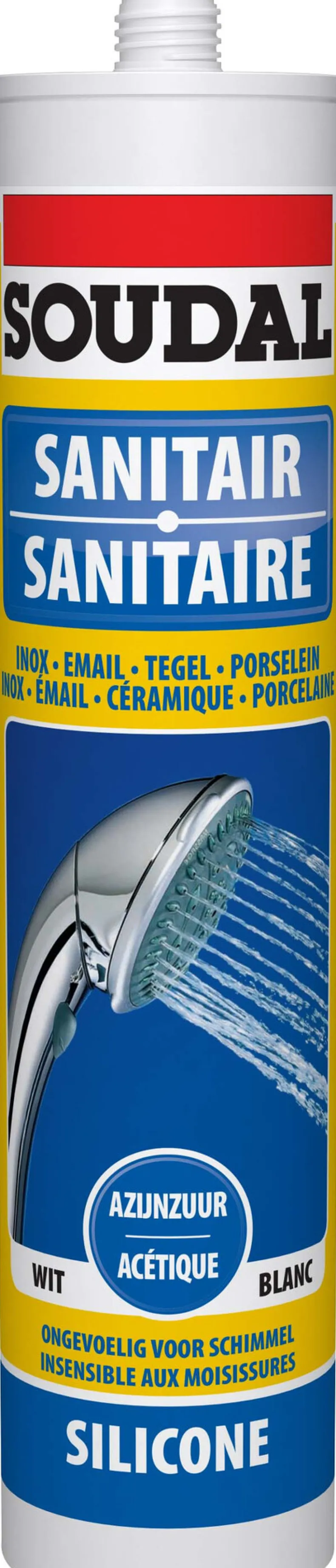 Silicone sanitair transparant 310 ml