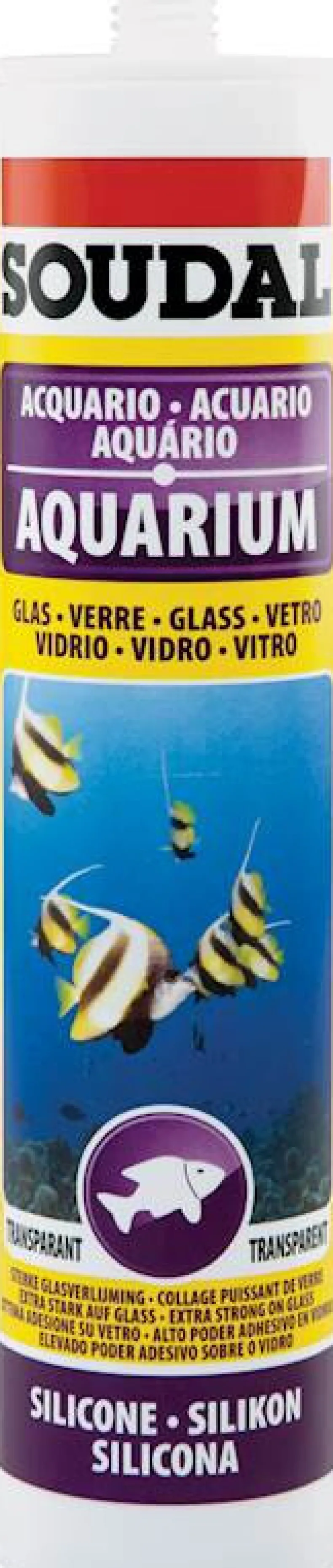 Silicone voor aquarium transparant 310 ml