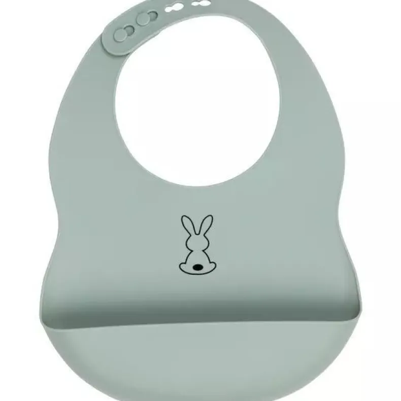 Slabbetje silicone groen