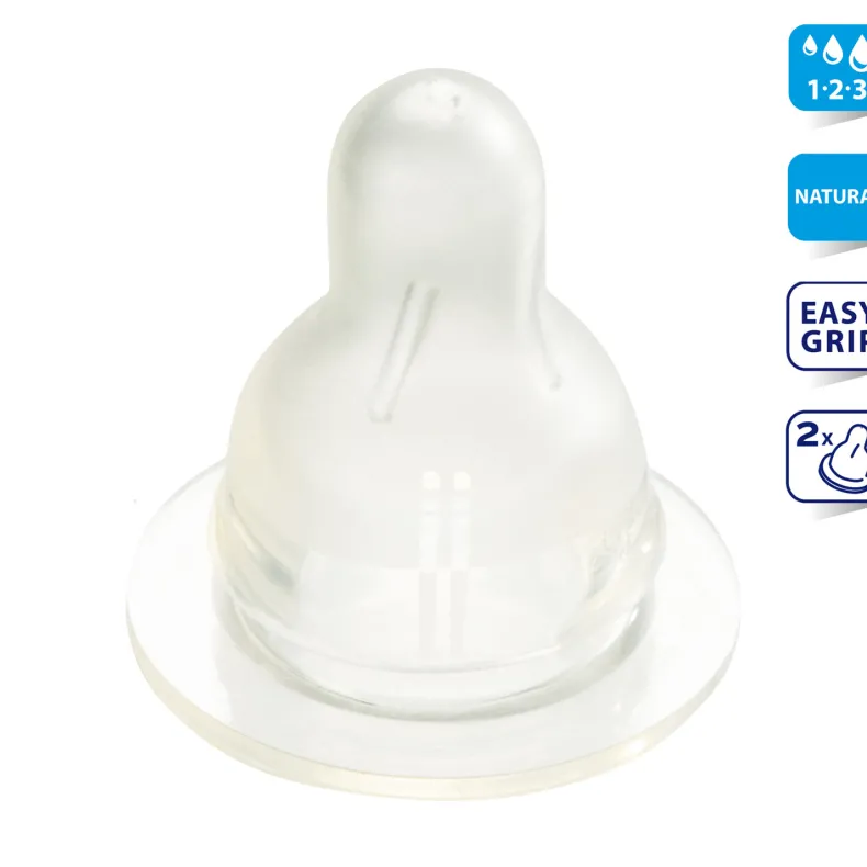 Soft flesspeen 123 2 stuks