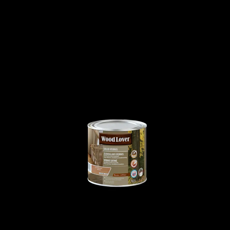 Solid vernis wilde kers 0,5 L