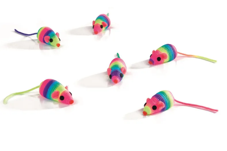 Speelmuisjes rainbow 5 cm