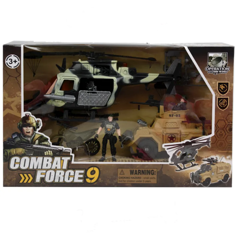 Speelset legervoertuigen