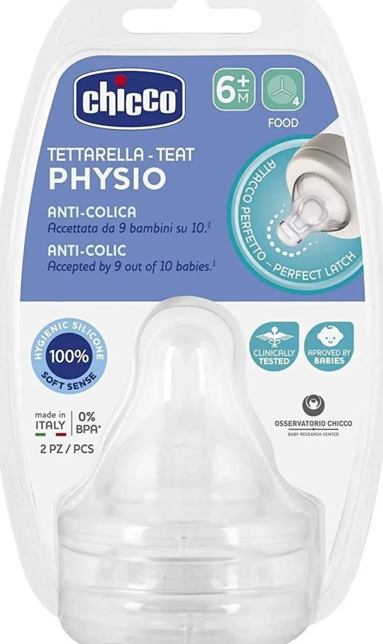 Speen Silicone Anti-Koliek 6M+ x2