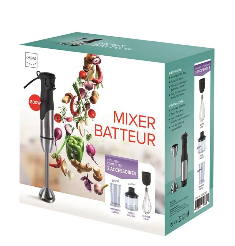 Staafmixer set 800 W