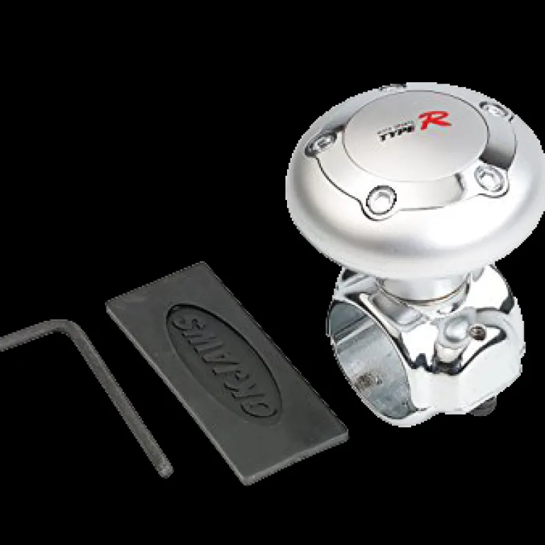 Steering wheel knob aluminium